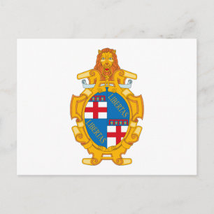 Bologna-Wappen Postkarte