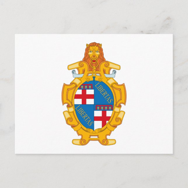 Bologna-Wappen Postkarte (Vorderseite)