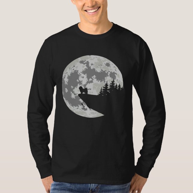 Bolognese Apparel And Moon  Halloween Costume T-Shirt (Vorderseite)
