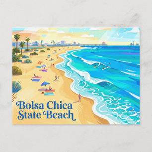 Bolsa Chica State Beach Kalifornien Postkarte