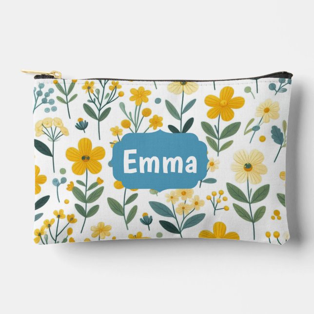Bolsa de Maquillaje Wild Flowers Zubehörtasche (Vorderseite)