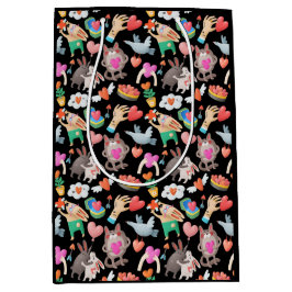 Bolsa de papel San Valentín Mittlere Geschenktüte