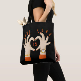 Bolsa de tela Love is Love