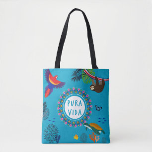 Bolsa De Tela Vida salvaje de Pura Vida - de Costa