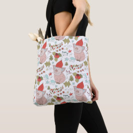 Bolsa navideña cerditos