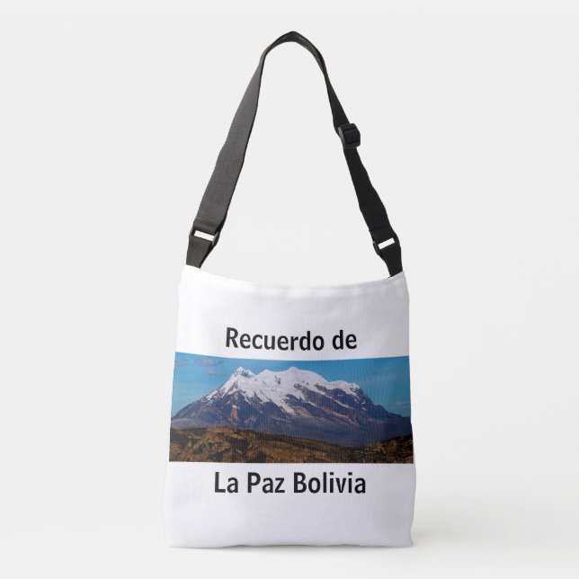 Bolsa recuerdo de La Paz Tragetaschen Mit Langen Trägern (Vorderseite)