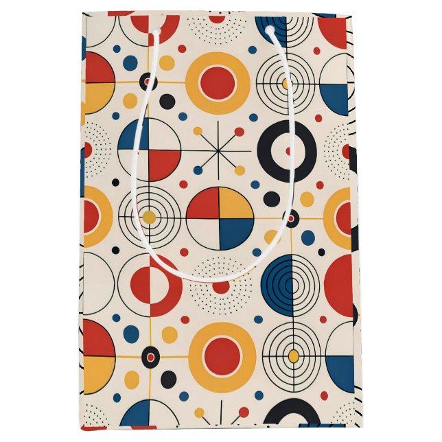 Bolsa regalo diseño geométrico mittlere geschenktüte (Vorderseite)