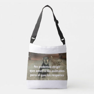 Bolsa respeto a los animales tragetaschen mit langen trägern