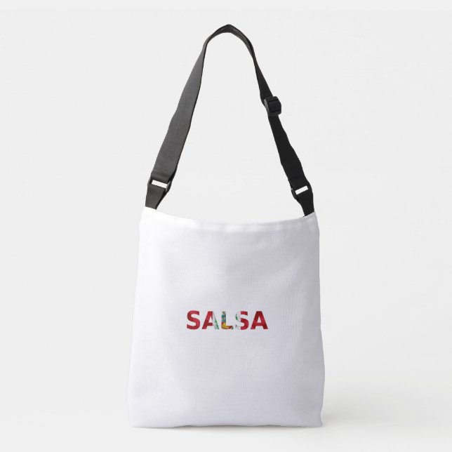 Bolsa salsa Perú Tragetaschen Mit Langen Trägern (Vorderseite)