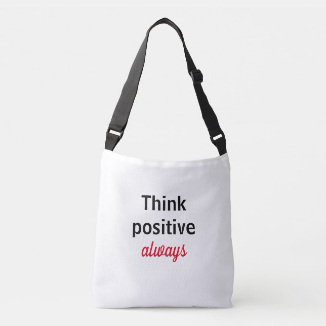Bolsa Tkink Positive always Tragetaschen Mit Langen Trägern (Vorderseite)