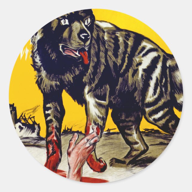 Bolschewismus Heisst Runder Aufkleber (Vorderseite)