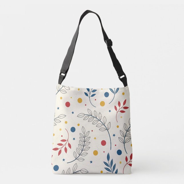 Bolso bandolera diseño floral tragetaschen mit langen trägern (Rückseite)