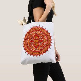 Bolso de Tela con motivo mandala, personalizable