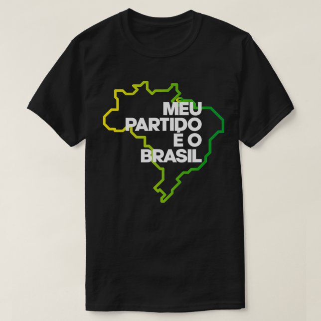 Bolsonaro Presidente 2022 Brasil  Camiseta  T-Shirt (Design vorne)
