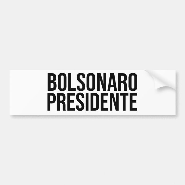 Bolsonaro Presidente Autoaufkleber (Vorne)