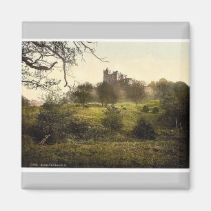 Bolsover Castle, Derbyshire, England, seltene Foto Magnet