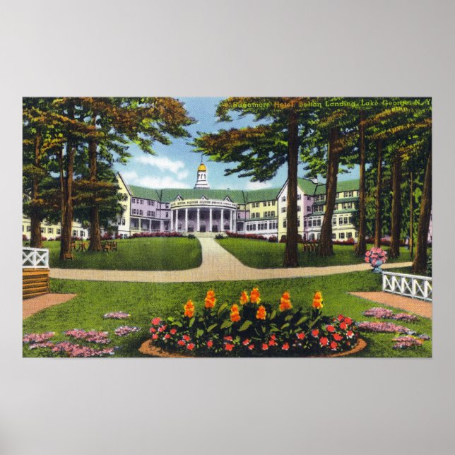Bolton Landing Außenansicht Hotel Sagamore Poster (Vorne)