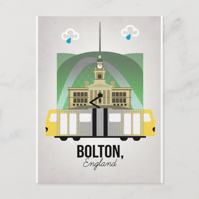 Bolton Postkarte (Vorderseite)
