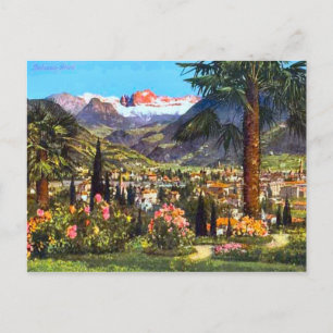 Bolzano, Italien und die nahegelegenen Alpen Postkarte