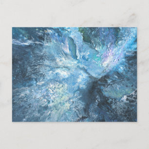 Bolzen in der blauen Postkarte