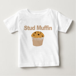 Bolzen-Muffin, lustiger Baby-T - Shirt