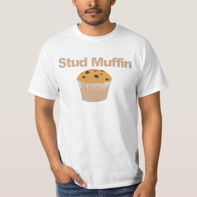 Bolzen-Muffin-lustiger T - Shirt (Vorderseite)