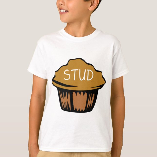 Bolzen-Muffin niedlich T-Shirt (Vorderseite)
