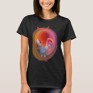 Bom Dia Portugal Portugiesischer Hahn Guten Morgen T-Shirt