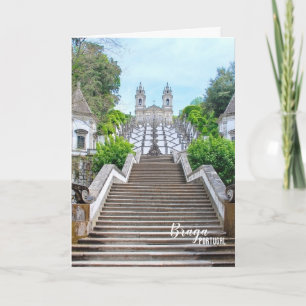 Bom Jesus Braga Heiligtum Foto mit Gebet