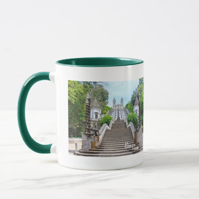 Bom Jesus Braga Heiligtum Foto mit Gebet Tasse (Links)