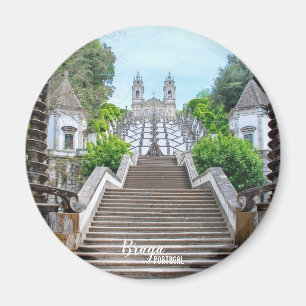 Bom Jesus de Braga Katholische Heiligtum, Portugal Magnet