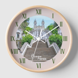 Bom Jesus de Braga Katholische Heiligtum, Portugal Uhr