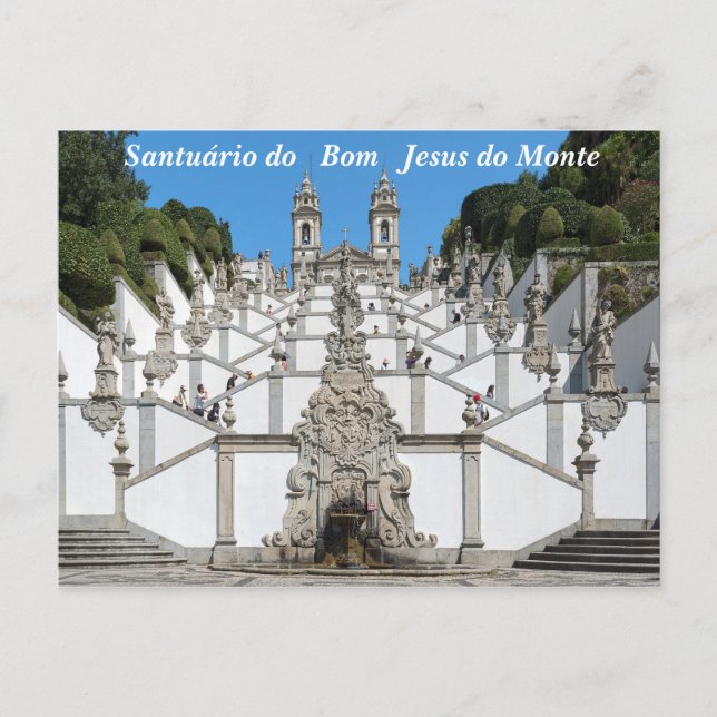 Bom Jesus do Monte. Postkarte (Vorderseite)