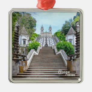 Bom Jesus katholisches Heiligtum Foto, Braga, Port Ornament Aus Metall