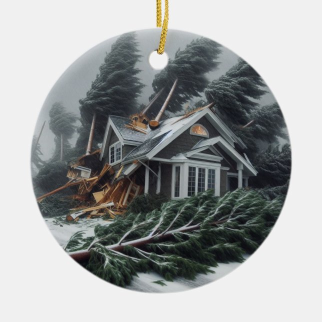Bomb Cyclone 2 Keramik Ornament (Vorne)