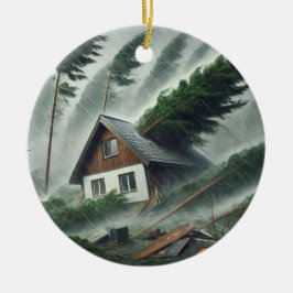 Bomb Cyclone House 5 Keramik Ornament