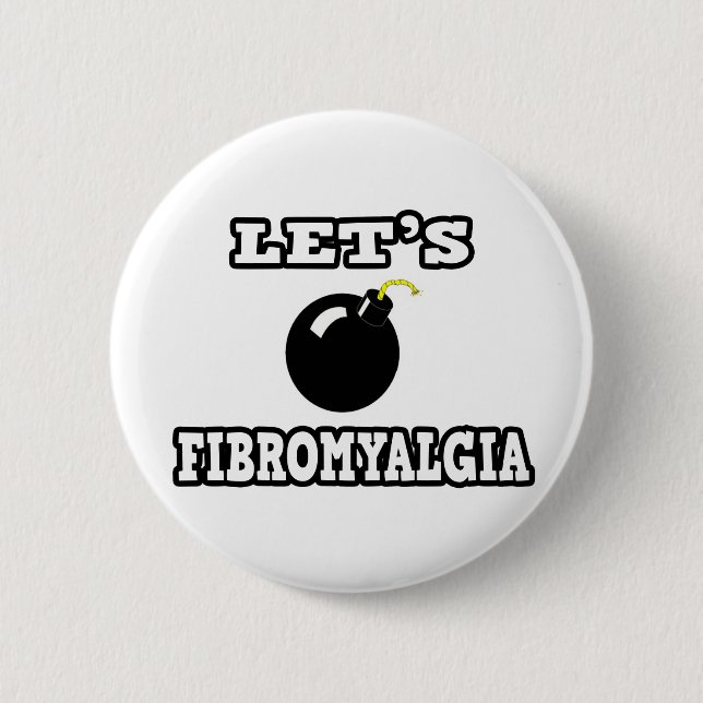 Bomb Fibromyalgie Button (Vorderseite)