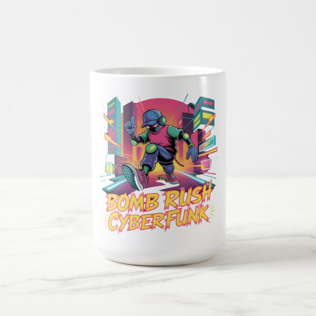 Bomb Rush Cyberfunk – Neon Street Rebellion Kaffeetasse (Mittel)