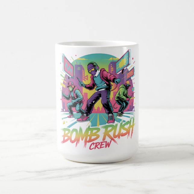 Bomb Rush Cyberfunk – Neon Street Rebellion Kaffeetasse (Mittel)