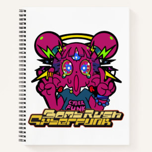 Bomb Rush Cyberfunk Notizbuch