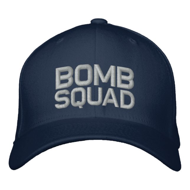 BOMB SQUAD Cap Bestickte Baseballkappe (Vorderseite)