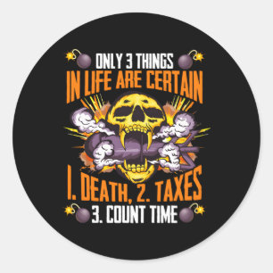 Bomb Squad Eod Runder Aufkleber