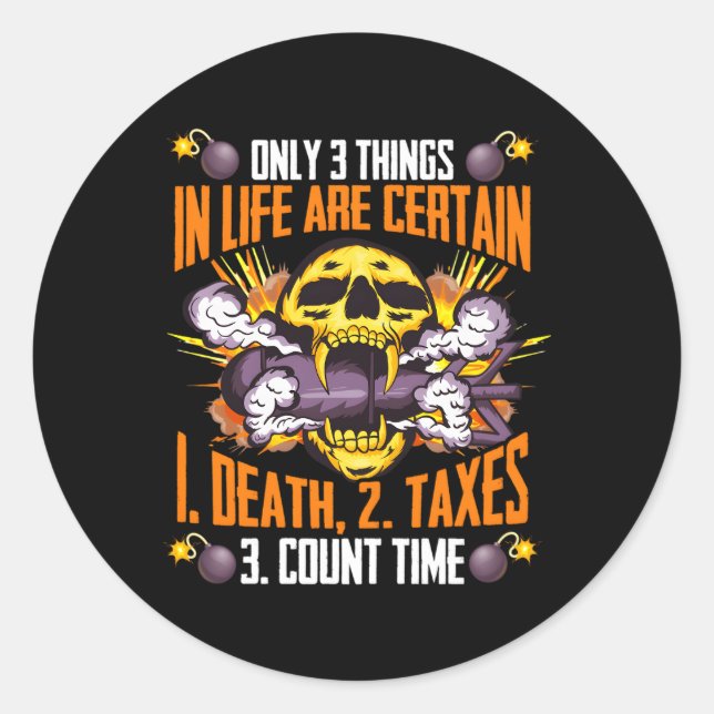 Bomb Squad Eod Runder Aufkleber (Vorderseite)