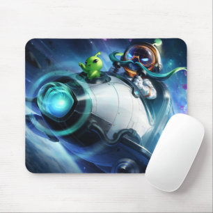 Bombardier Gaming Gel Mousepad   Im Flugzeug Angri