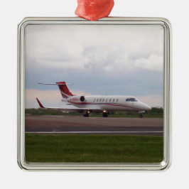 Bombardier Lear Jet 45XR Ornament Aus Metall