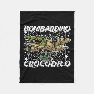 Bombardiro-crocodilo Italienisch-Hirnrot keine sch Fleecedecke