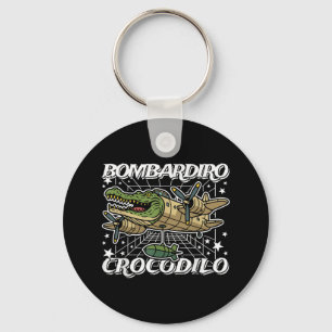 Bombardiro-crocodilo Italienisch-Hirnrot keine sch Schlüsselanhänger
