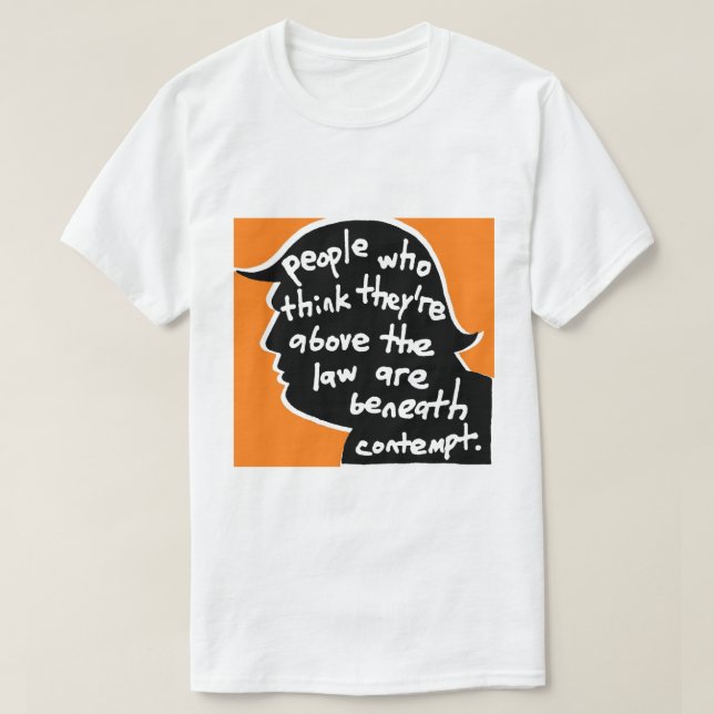 Bombastus über dem Shirt des Gesetzes (Design vorne)