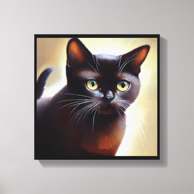 Bombay Cat Leinwanddruck (Vorderseite)