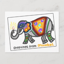 Bombay-Grüße Postkarte